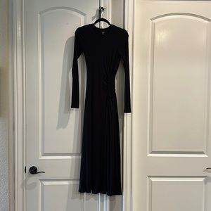 AFRM Black knit dress size XS with side cut out. Never worn